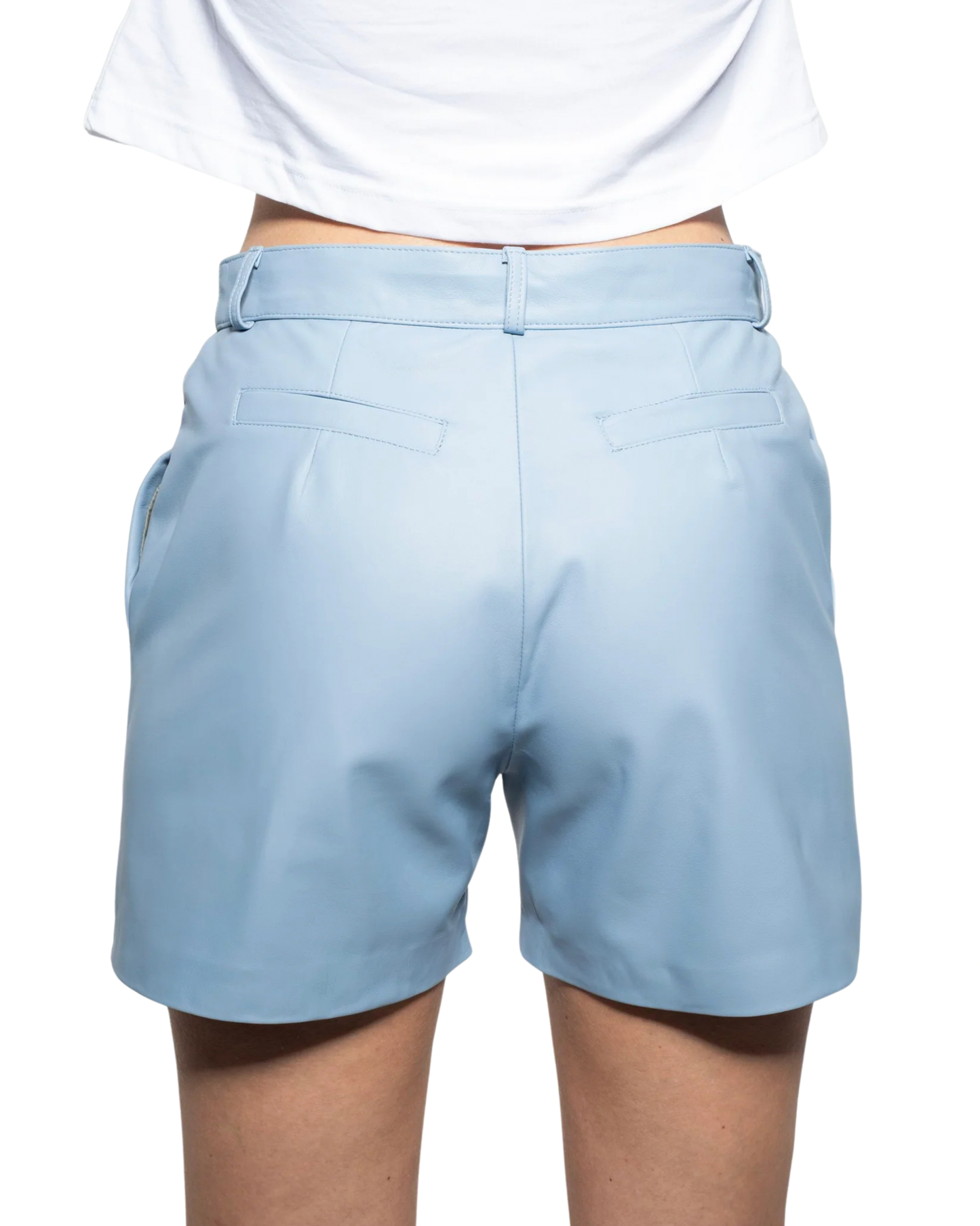 Shorts - Sky Leather