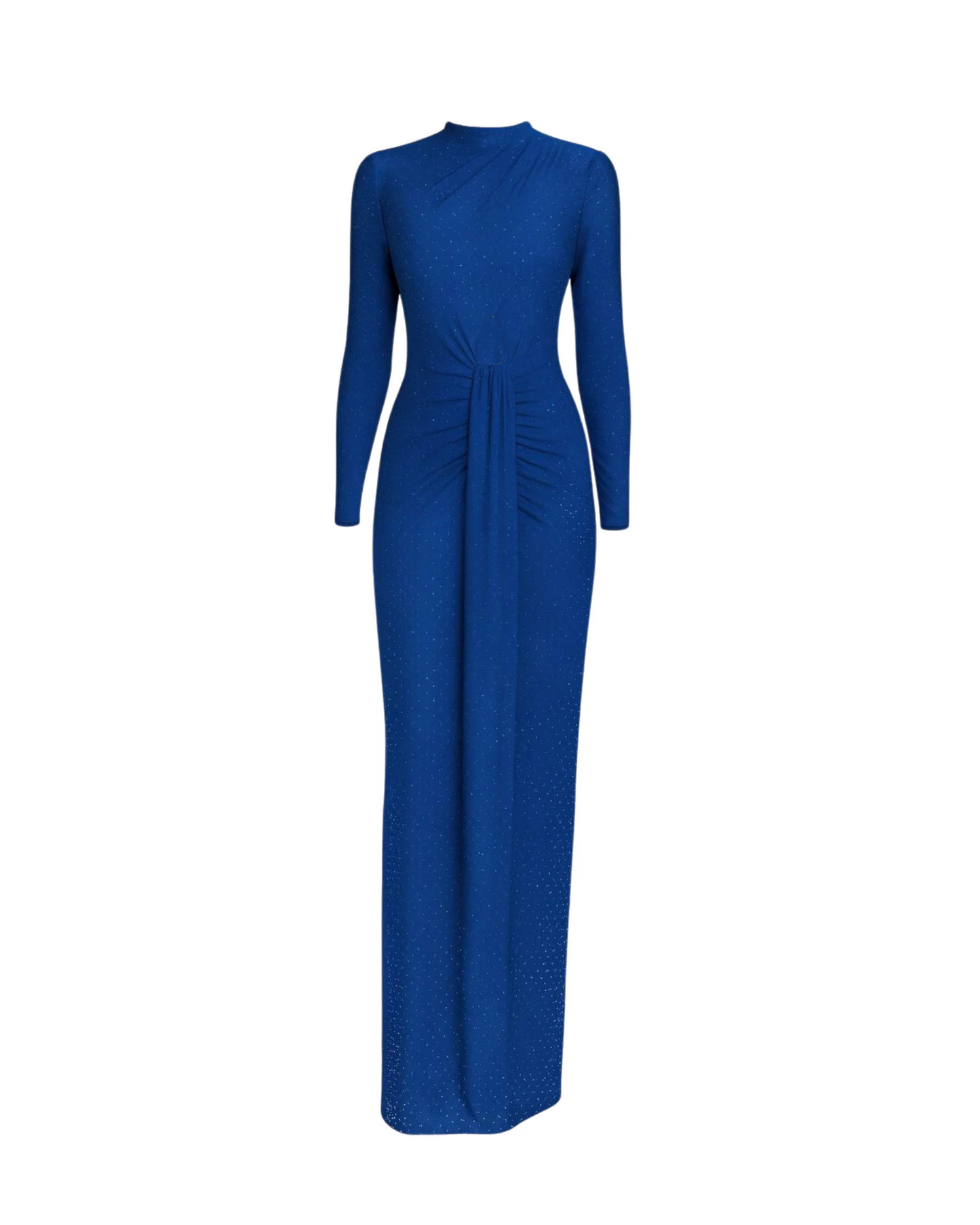 Long "Lumière" dress with a high neck