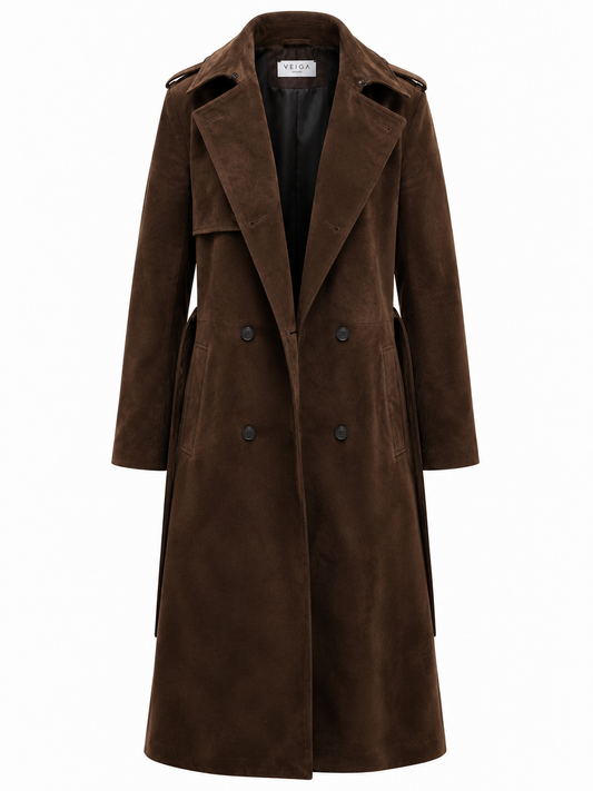 Trench in suede Charlotte
