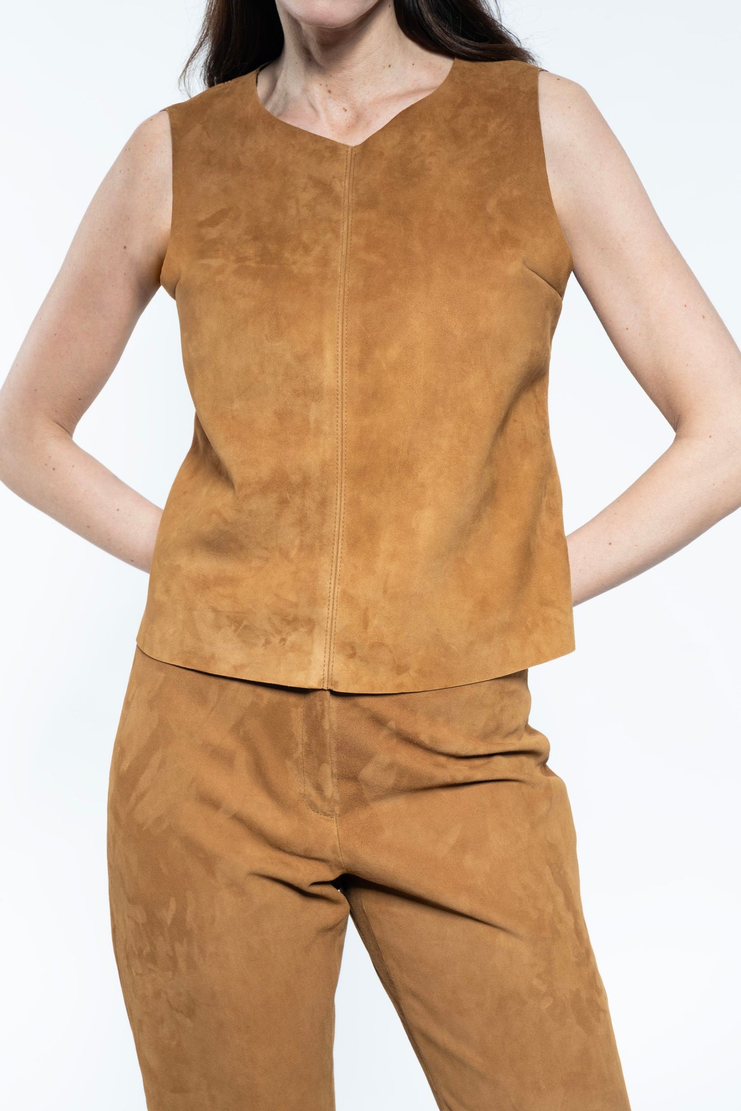 Top - Tobacco Suede