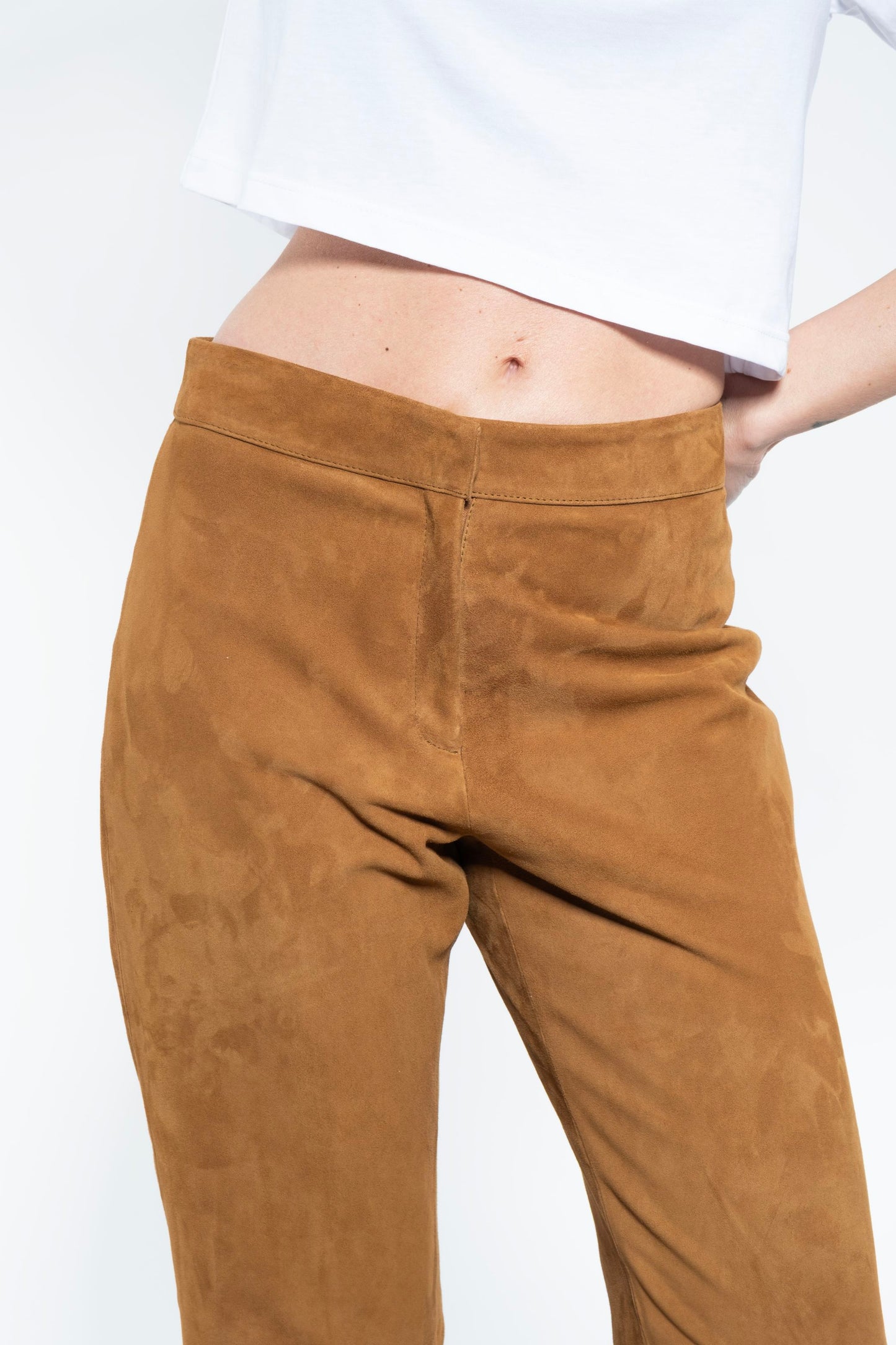 Cropped Pant - Tabacco
