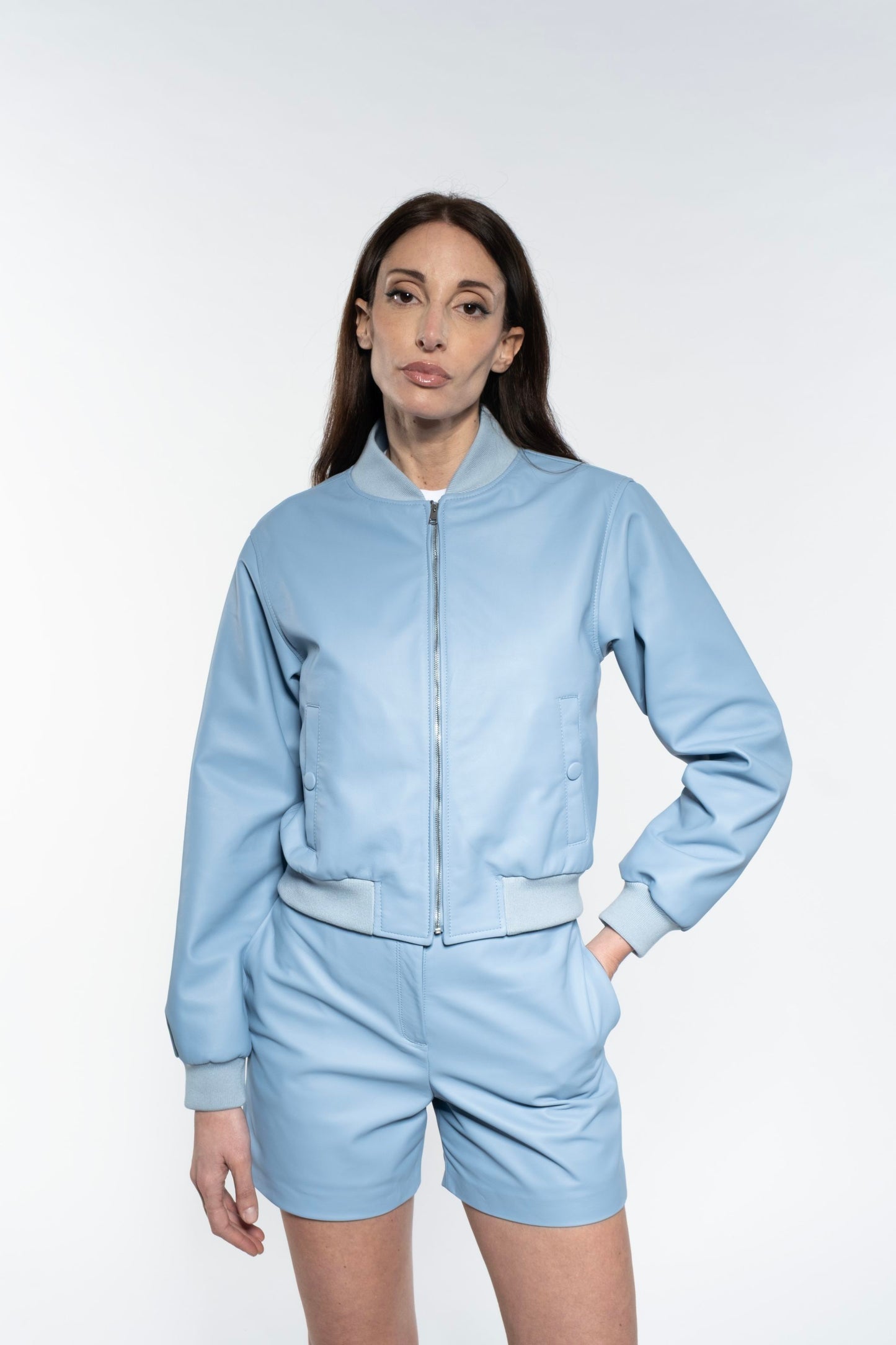 Bomber - Sky Leather