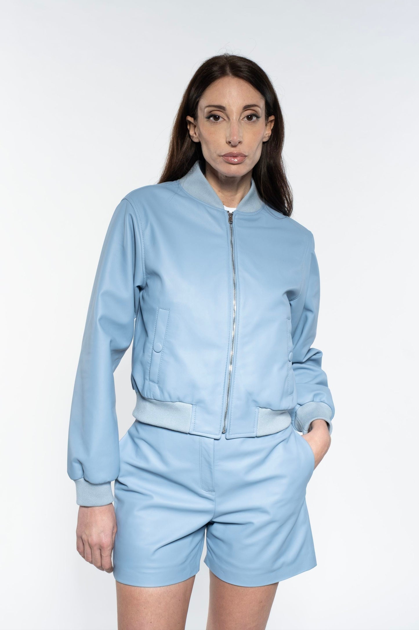 Bomber - Sky Leather