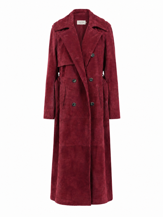 Trench in suede Charlotte