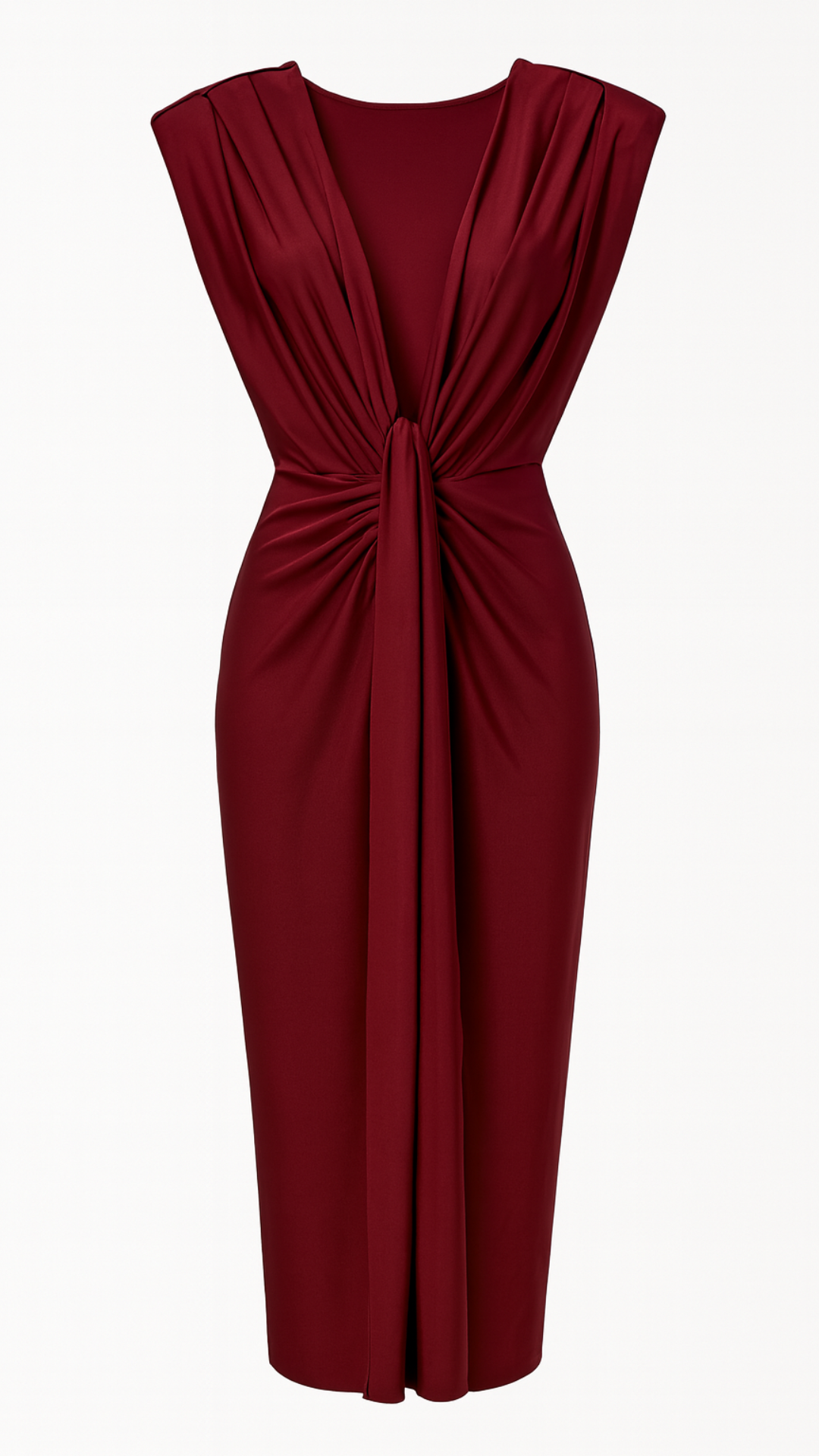 Abito lungo senza maniche