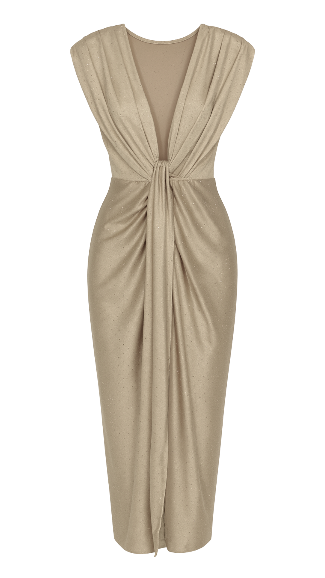 Abito lungo lumière senza maniche