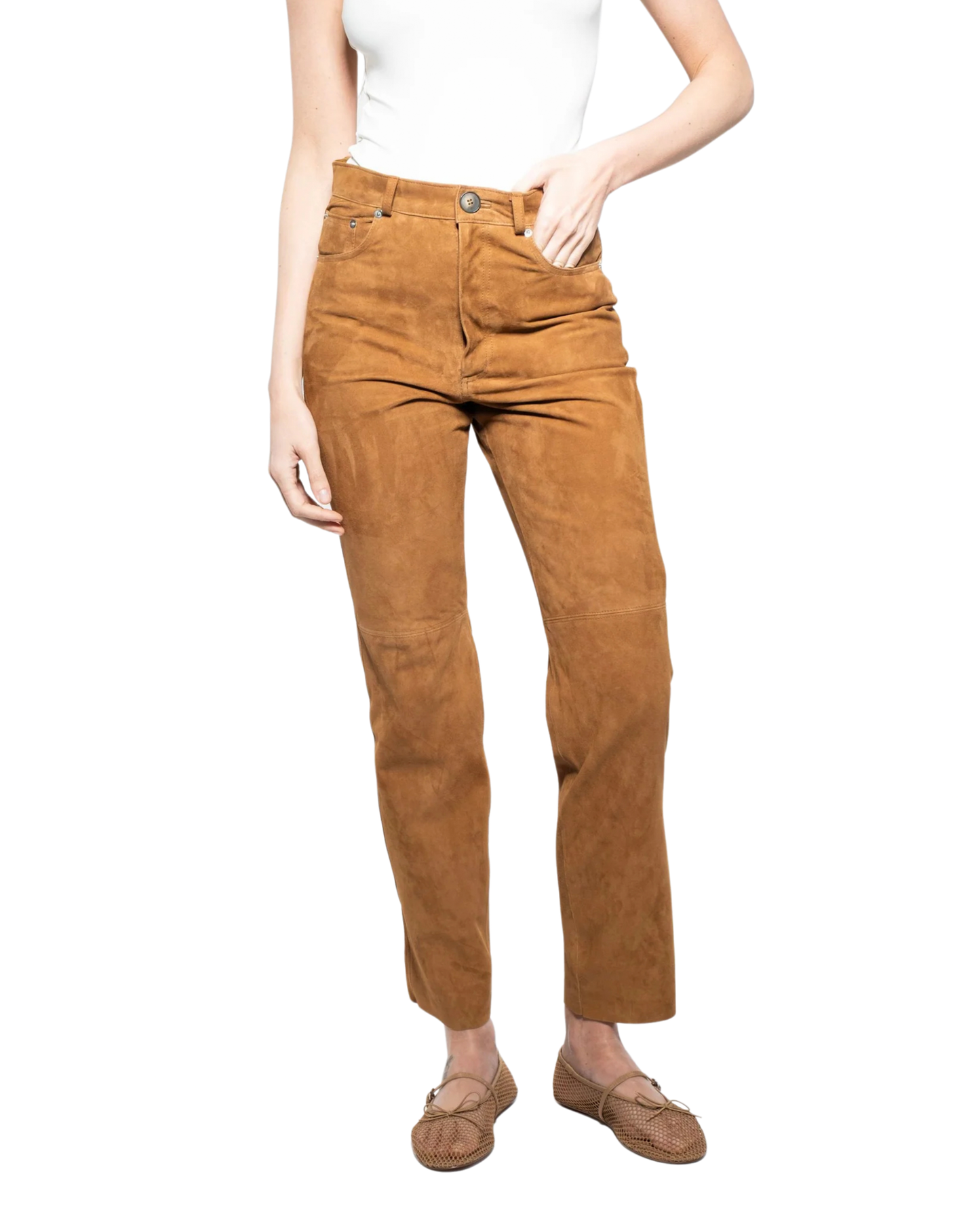 Jeans - Tobacco suede