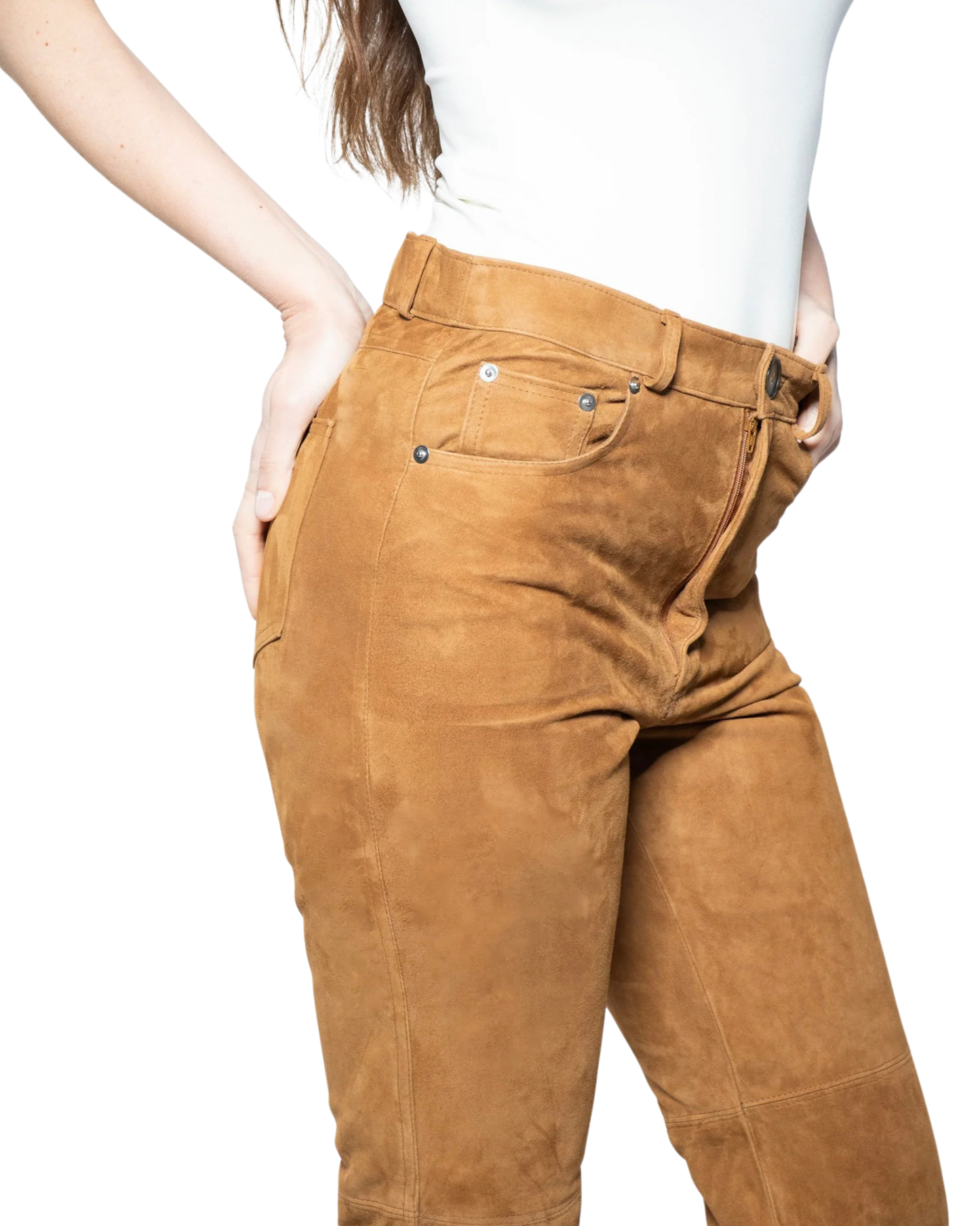 Jeans - Tobacco suede