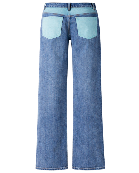 Jeans Wide High Suede