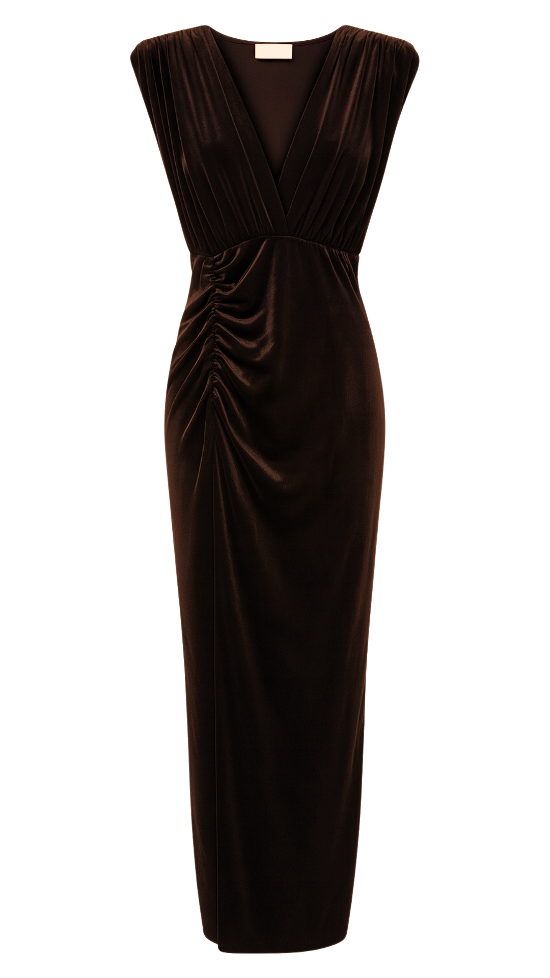 Abito lungo in velluto