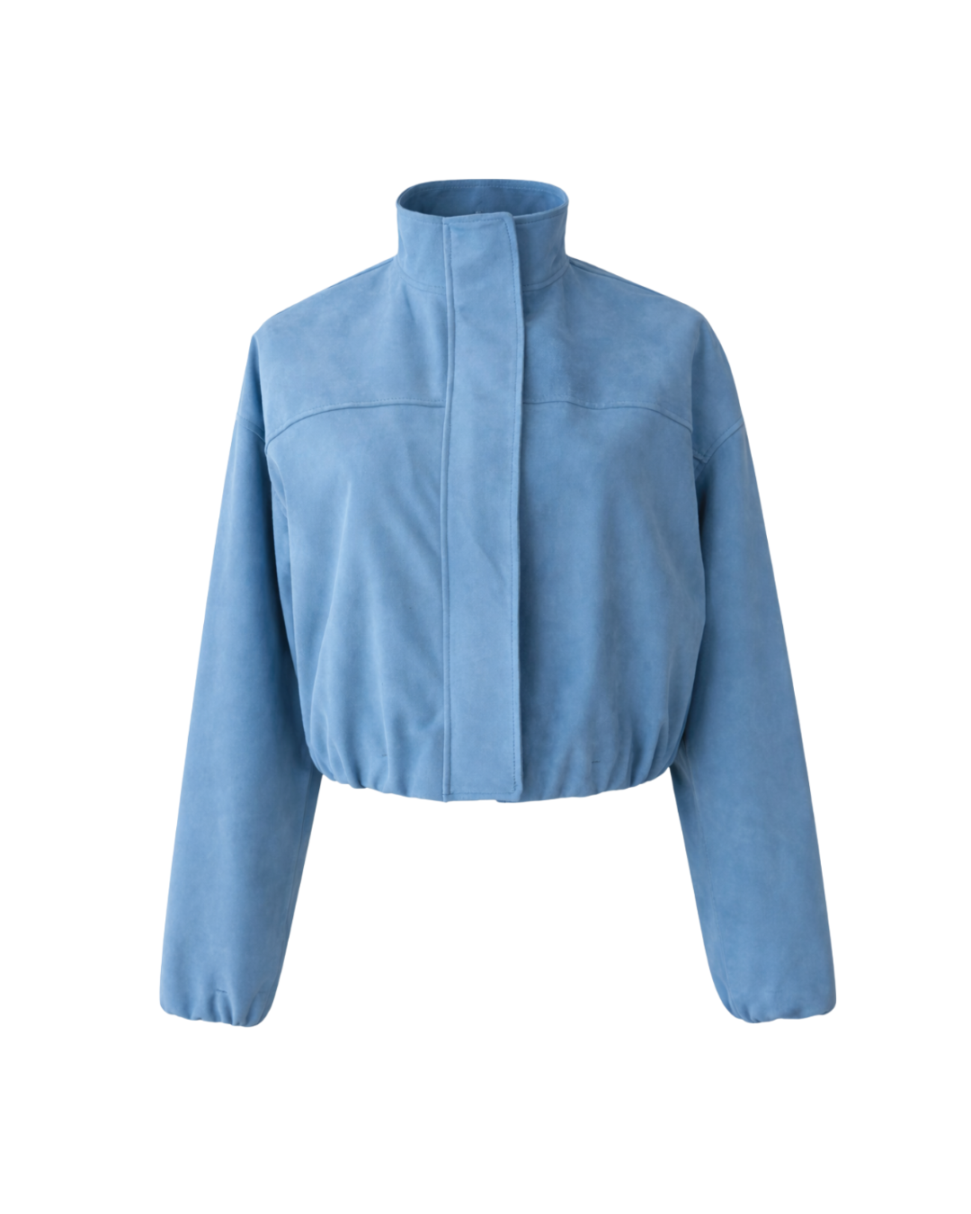 Giacca stile bomber con collo alto