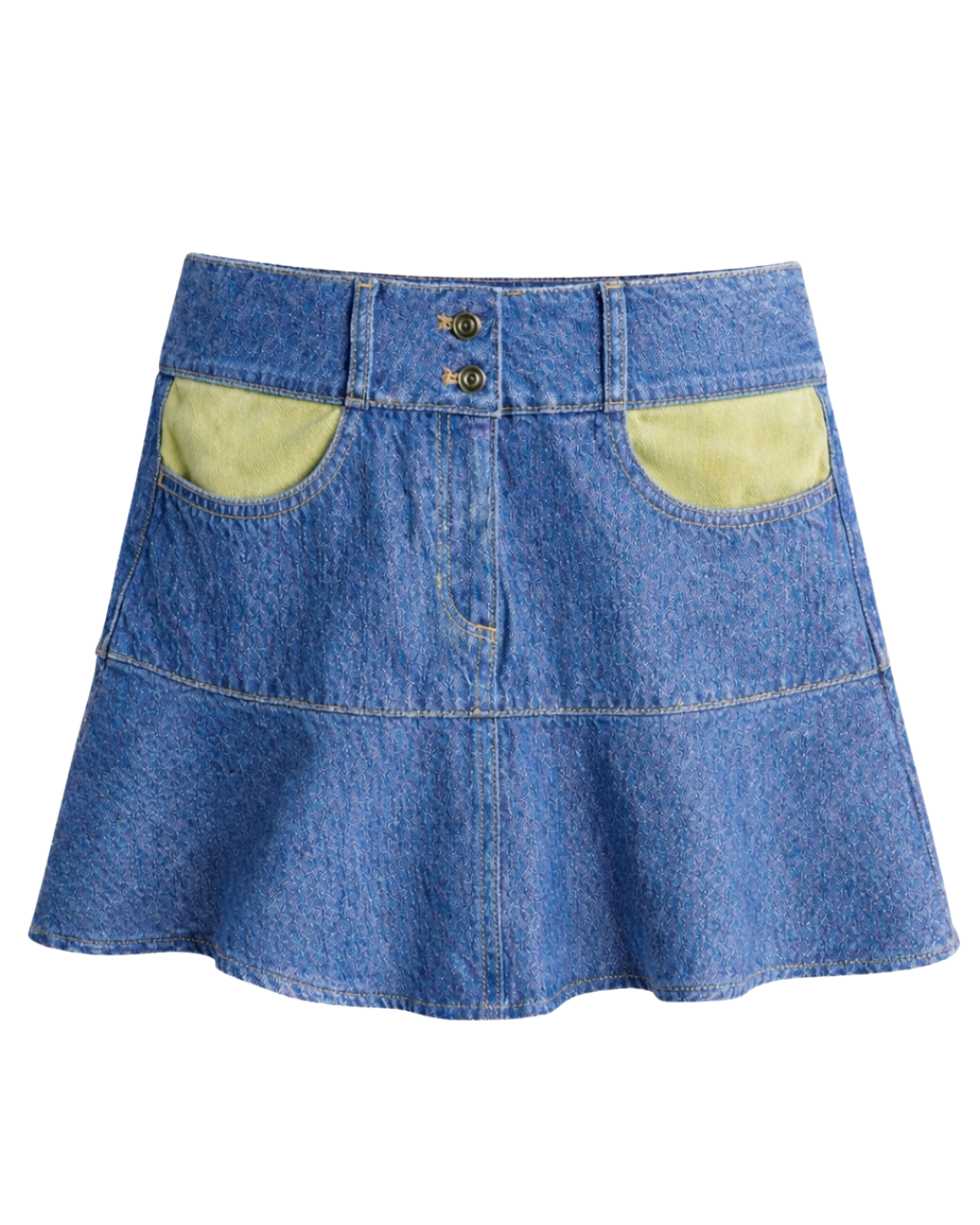 Denim mini skirt