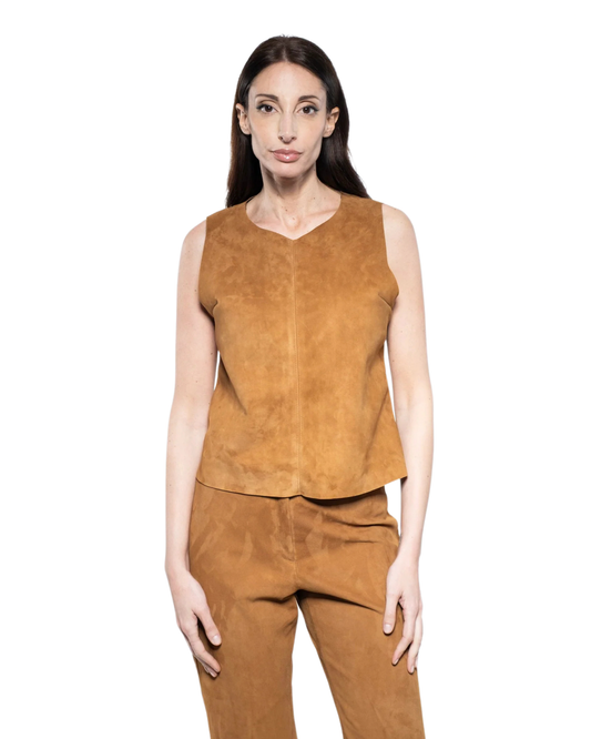 Top - Tobacco Suede