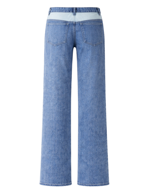Jeans Wide High suede