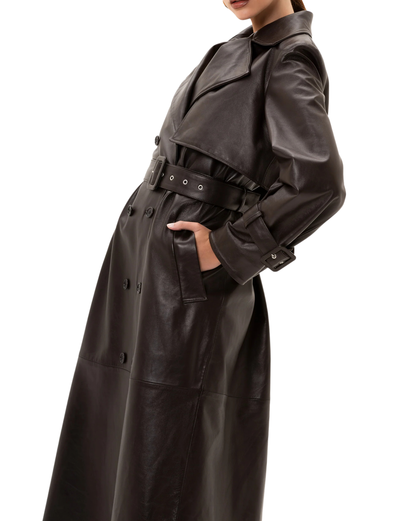 Trench Dark chocolate - Audrey