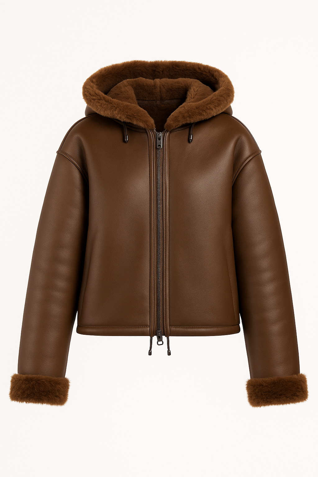 Giubbotto corto in Shearling pelo corto