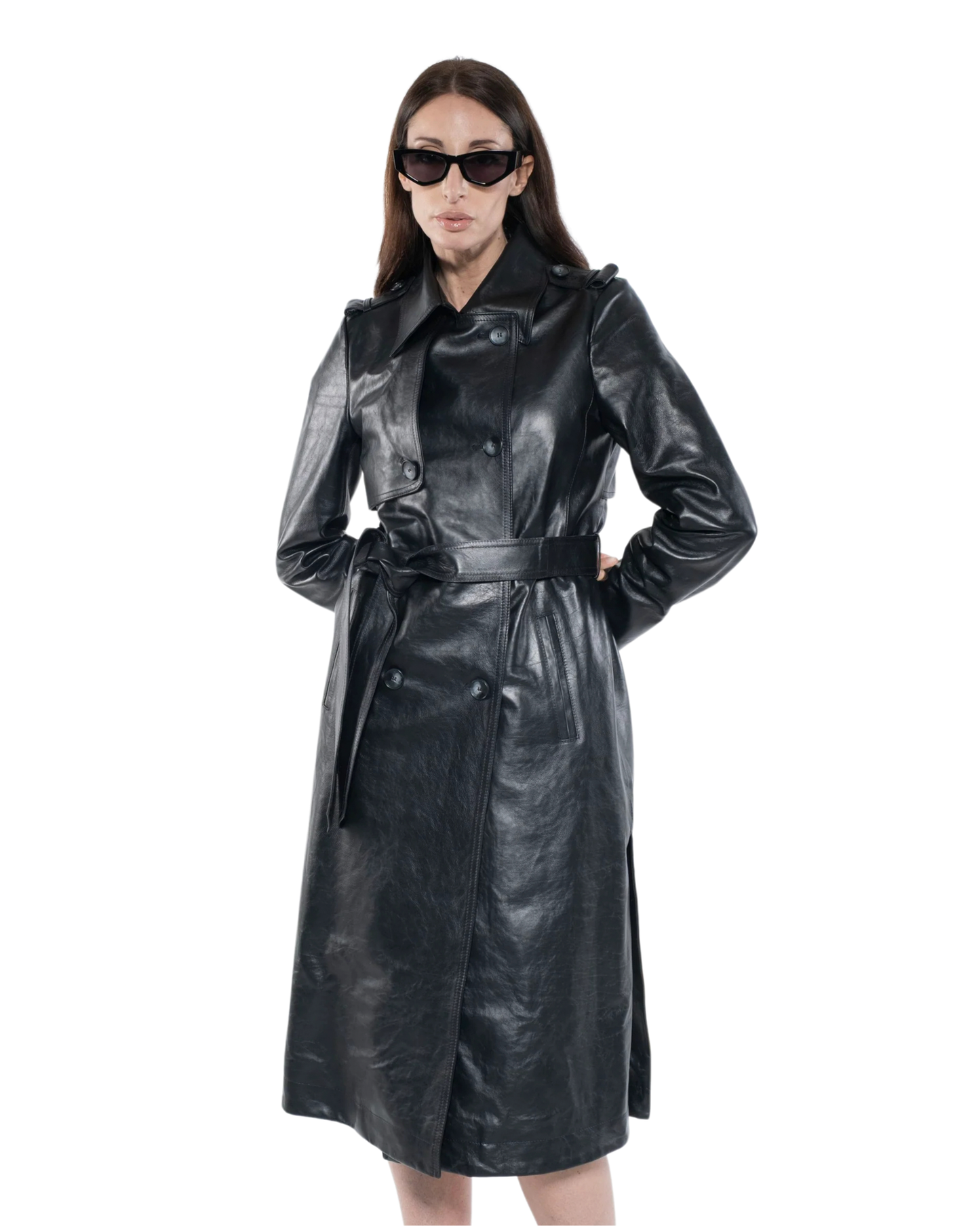 Trench - Black Leather