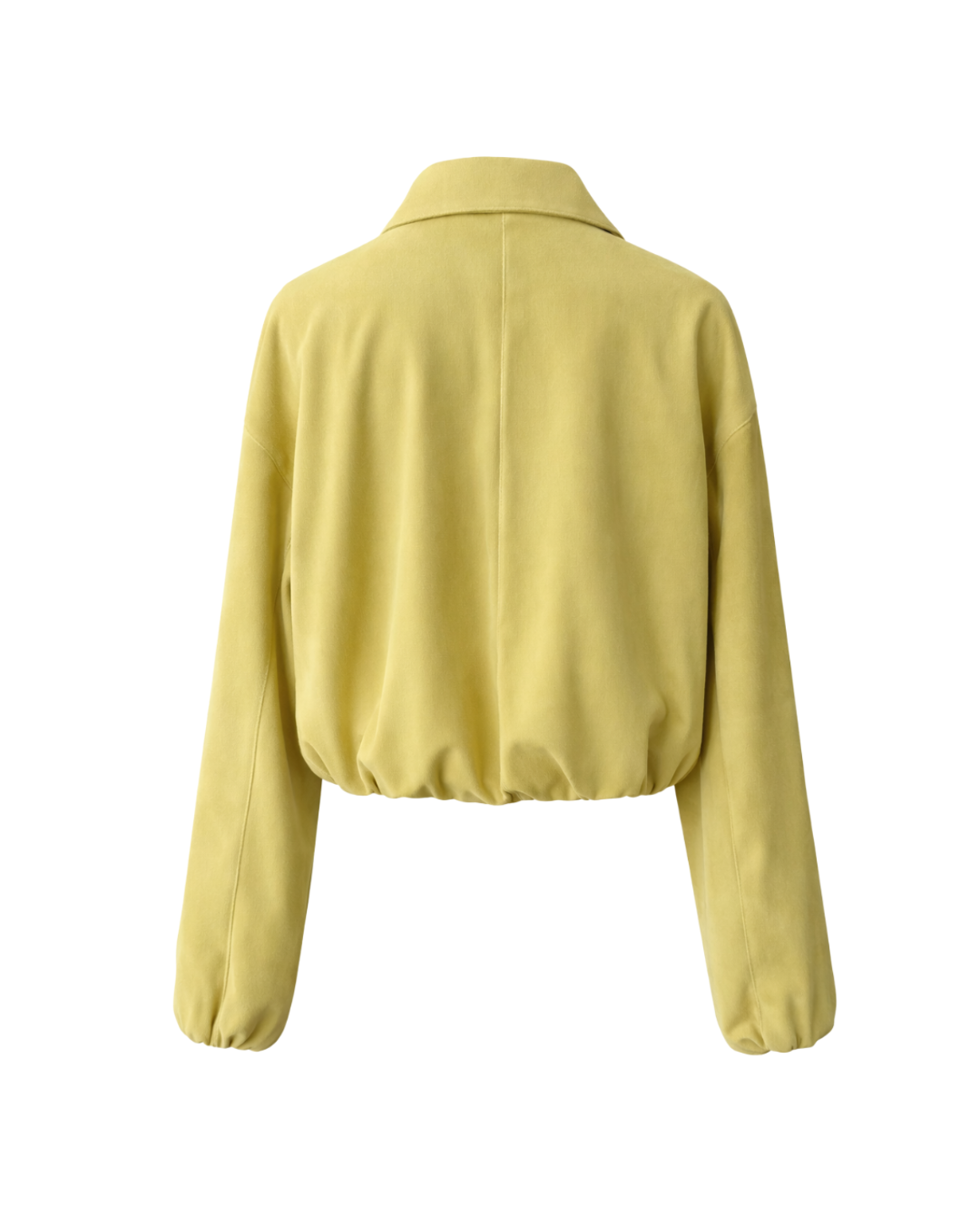 Giacca bomber con collo a revers