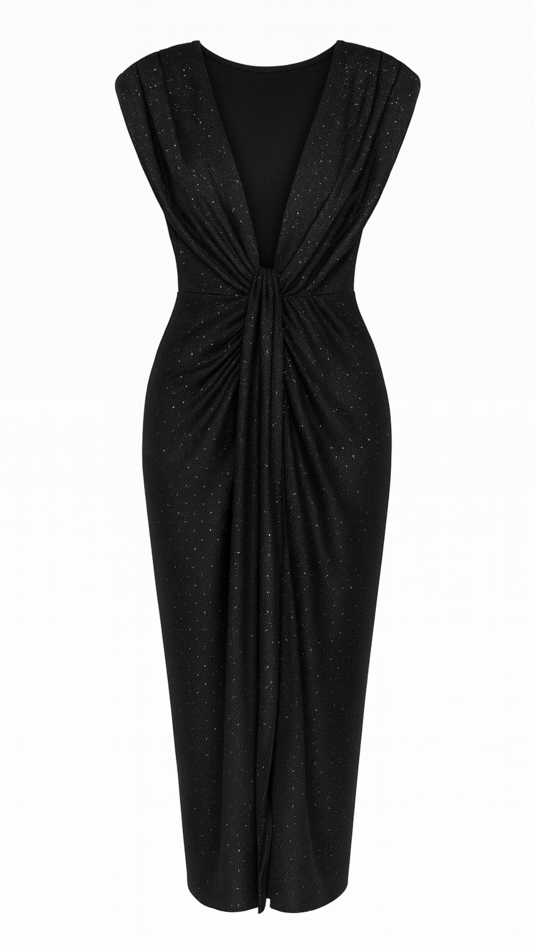 Abito lungo lumière senza maniche