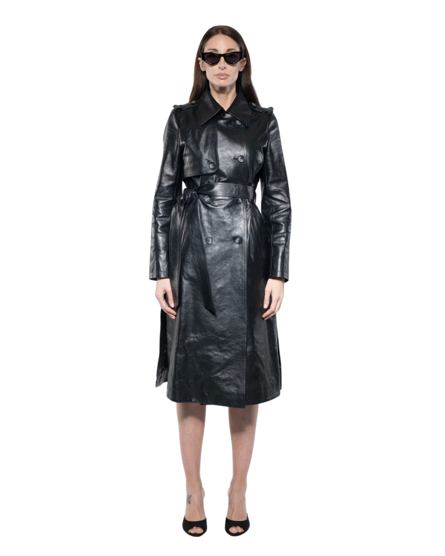 Trench - Black Leather