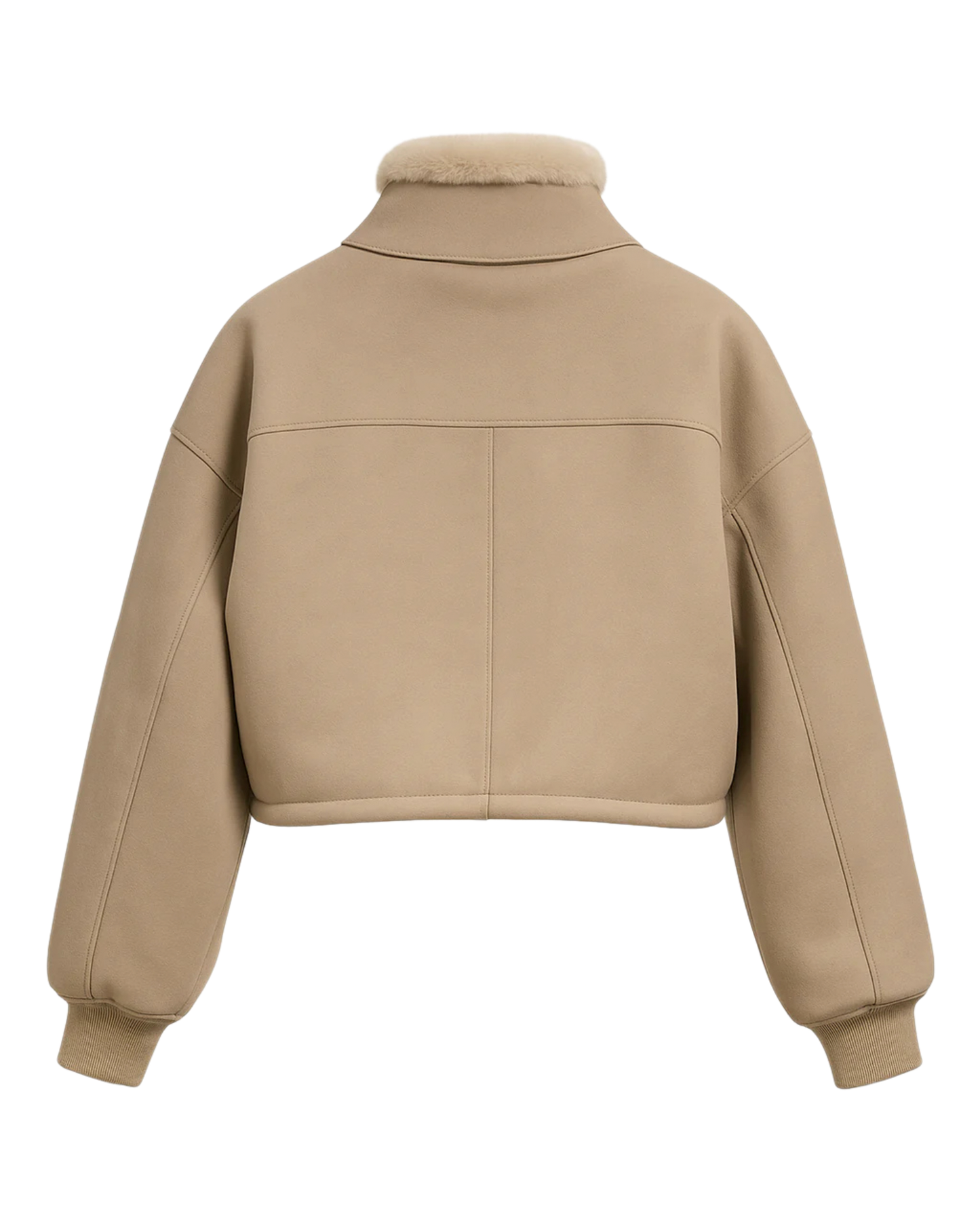 Giubbotto corto Shearling double face pelo corto rasato