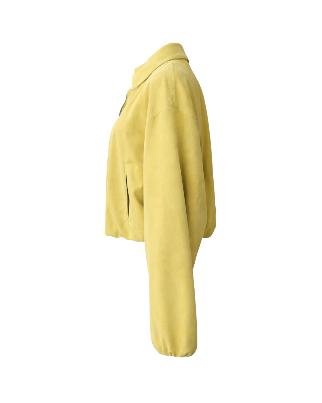 Giacca bomber con collo a revers