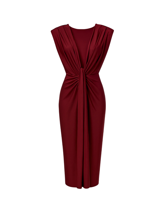 Abito lungo senza maniche