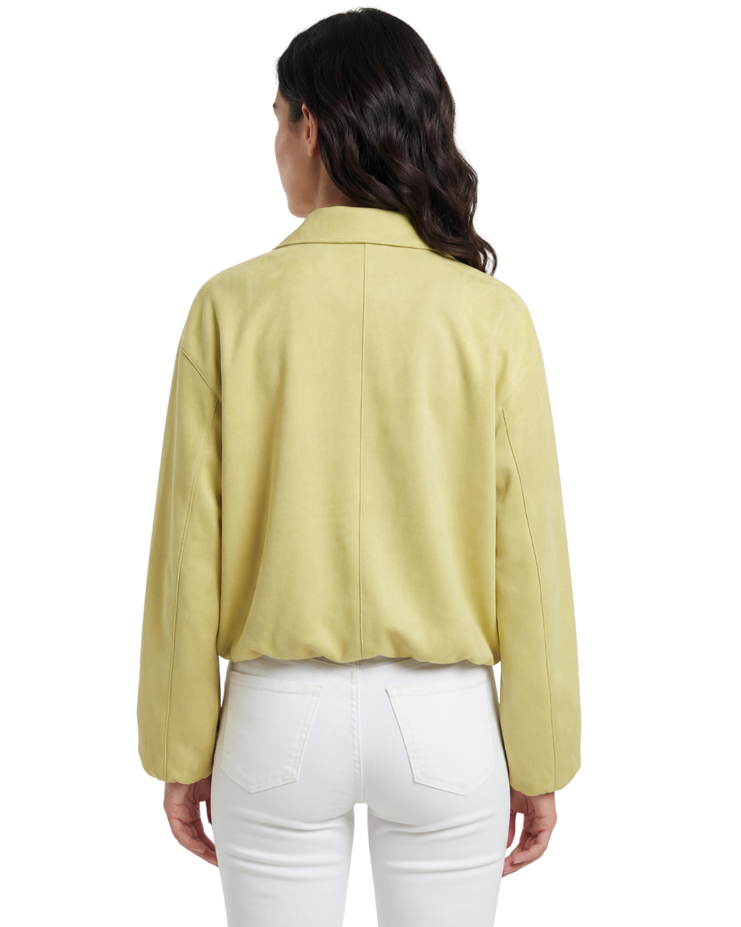 Giacca bomber con collo a revers