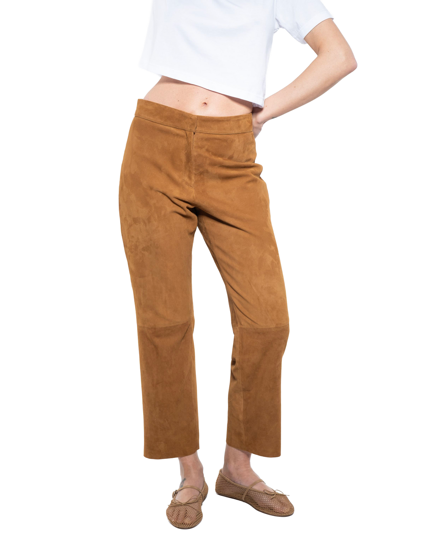 Cropped Pant - Tobacco