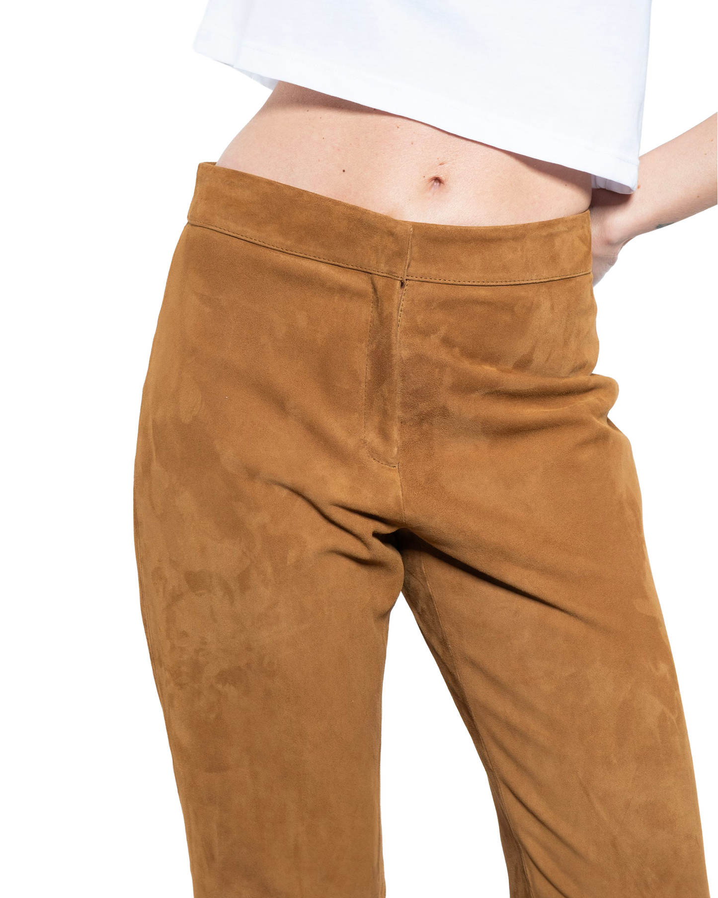 Cropped Pant - Tobacco