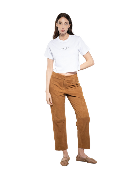 Cropped Pant - Tabacco