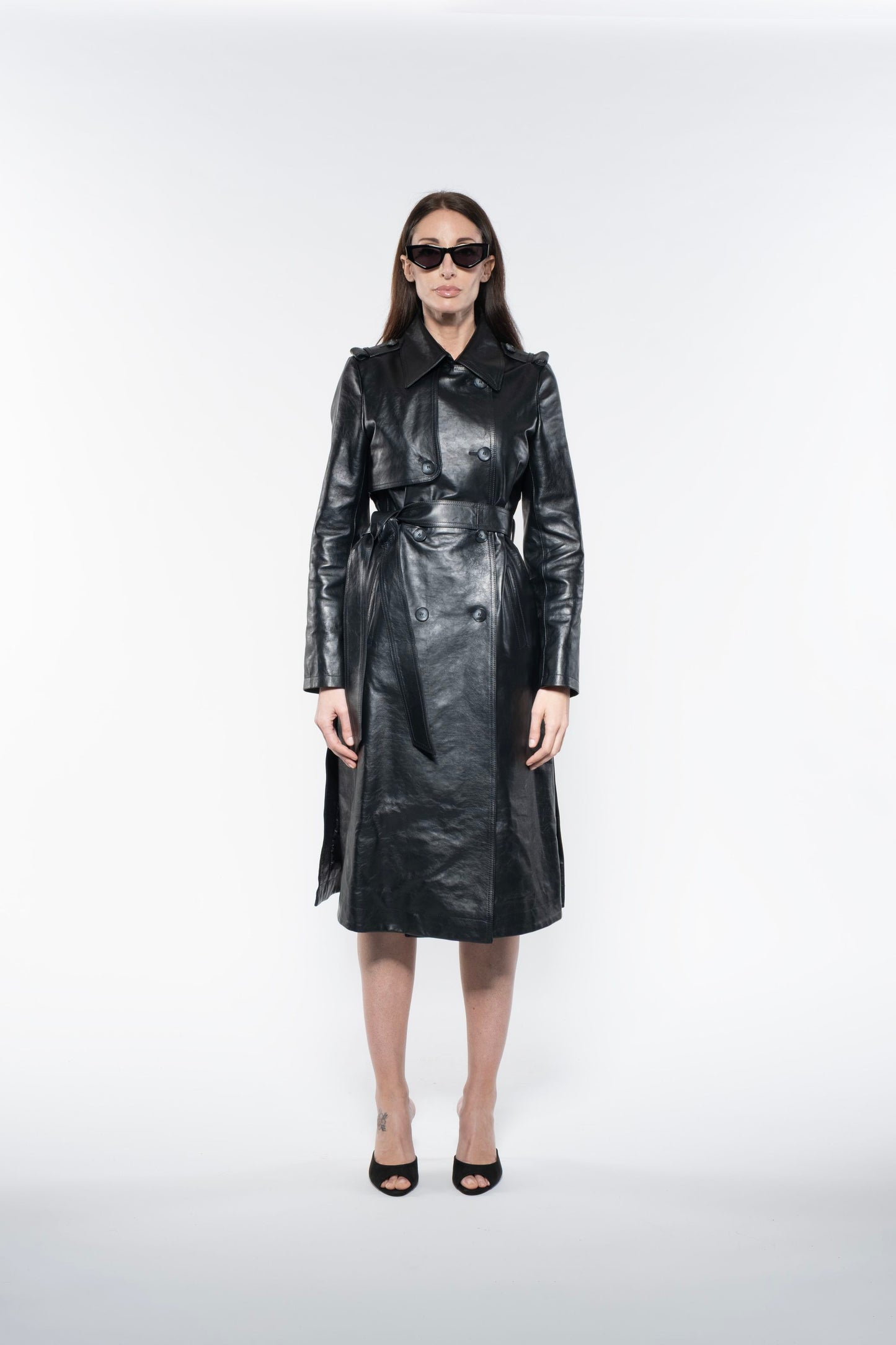 Trench - Black Leather