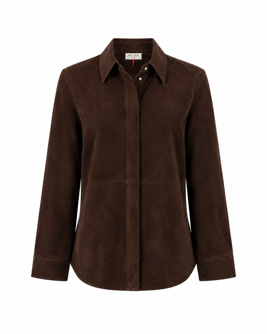 Camicia in suede Sandra
